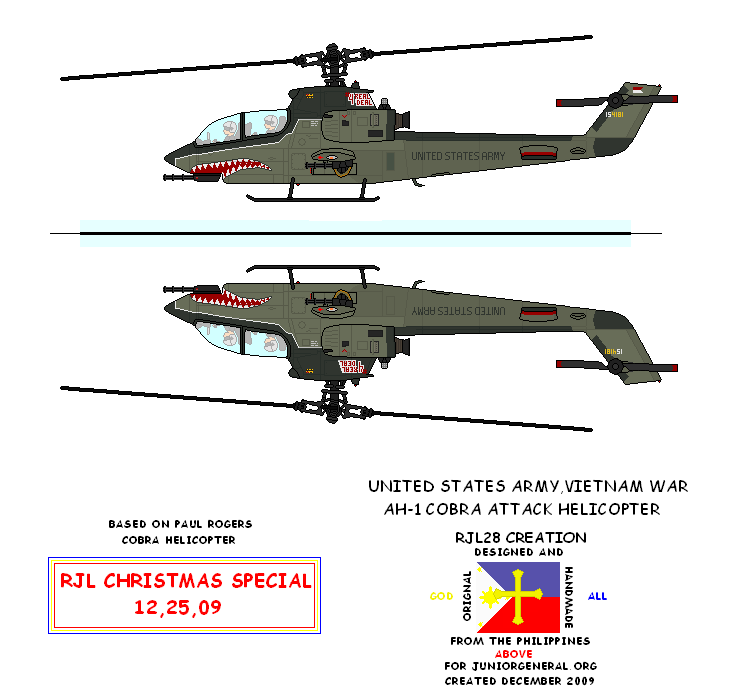 US AH-1 Cobra Helicopter