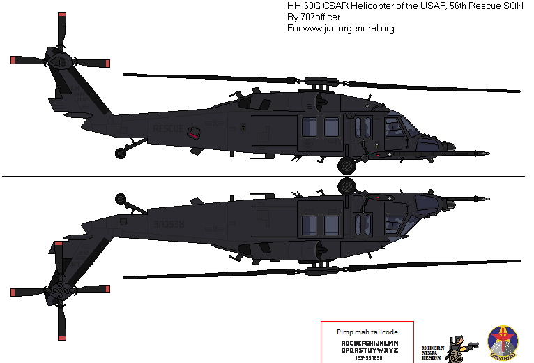 HH-60G CSAR Helicopter