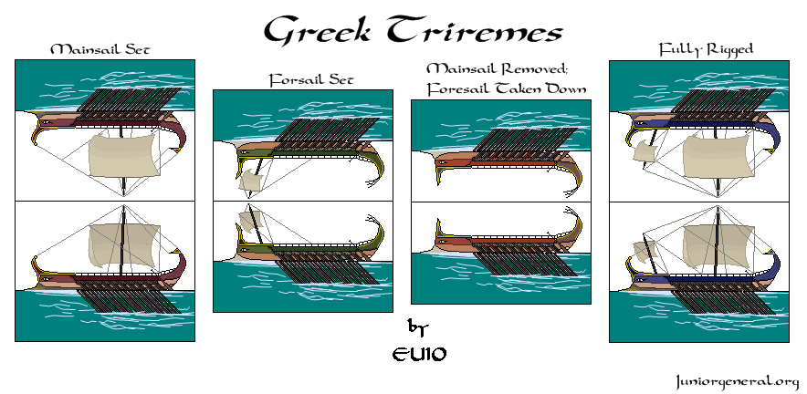 Greek Triremes