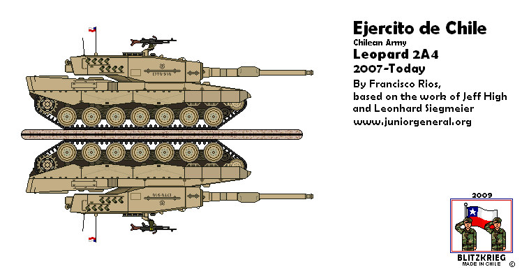 Chilean Leopard 2A4 Tank