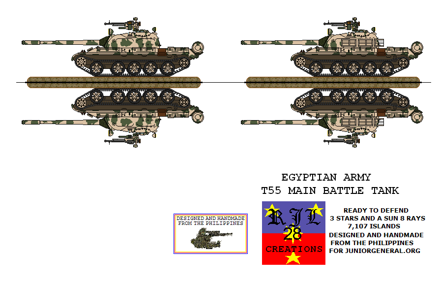 Egyptian T-55 Tank
