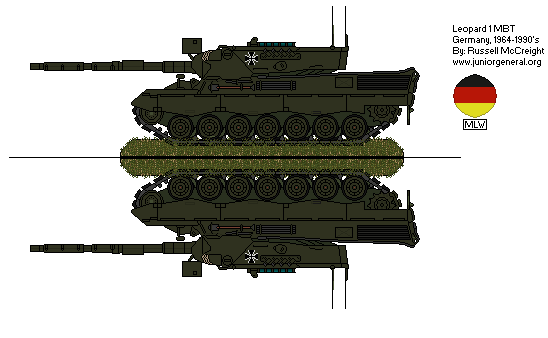 German Leopard 1 Tank