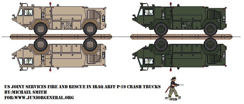 ARFF P-19 Crash Trucks