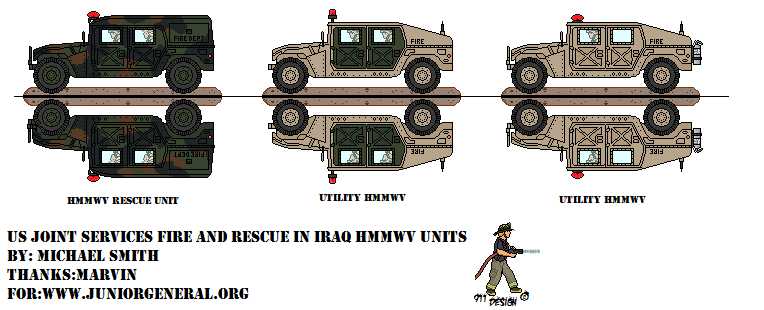 Hummer Fire & Rescue Units