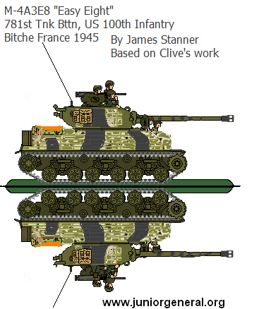 M-4A3 E8 Tank