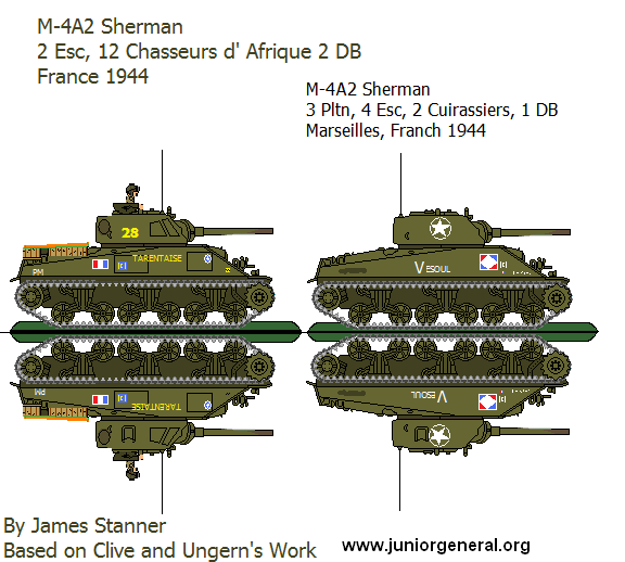 M-4A2 Sherman Tanks