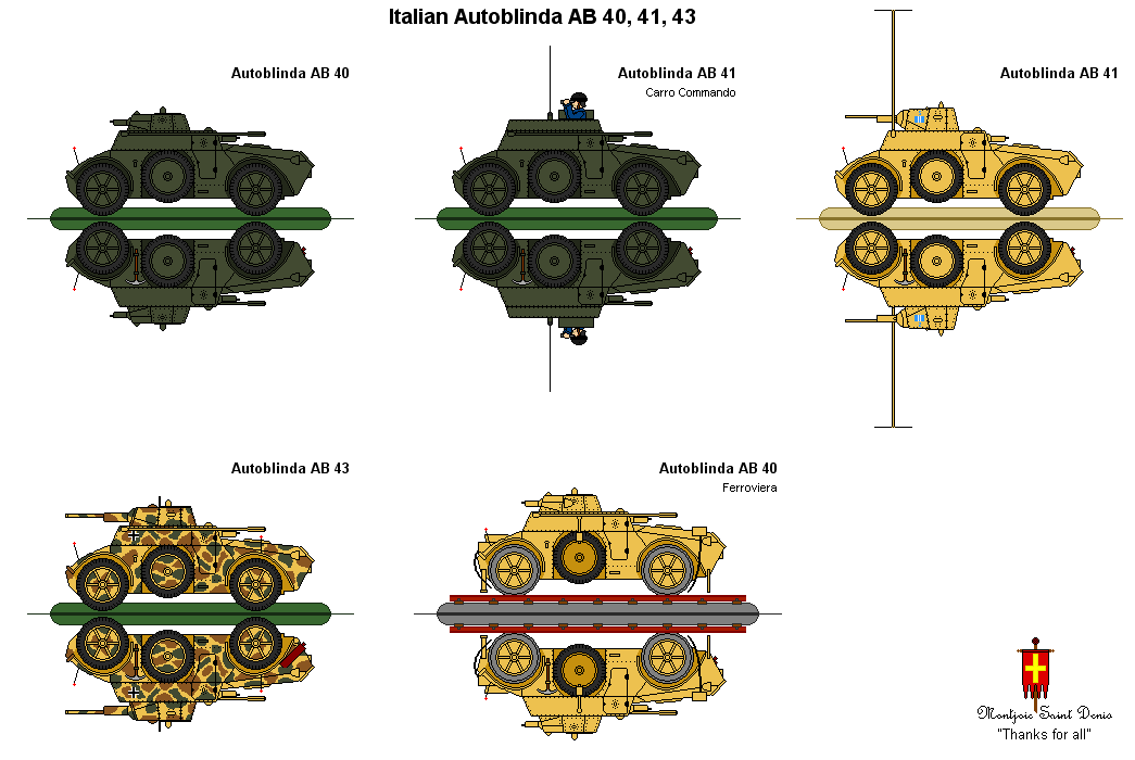 Autoblinda AB Armored Cars