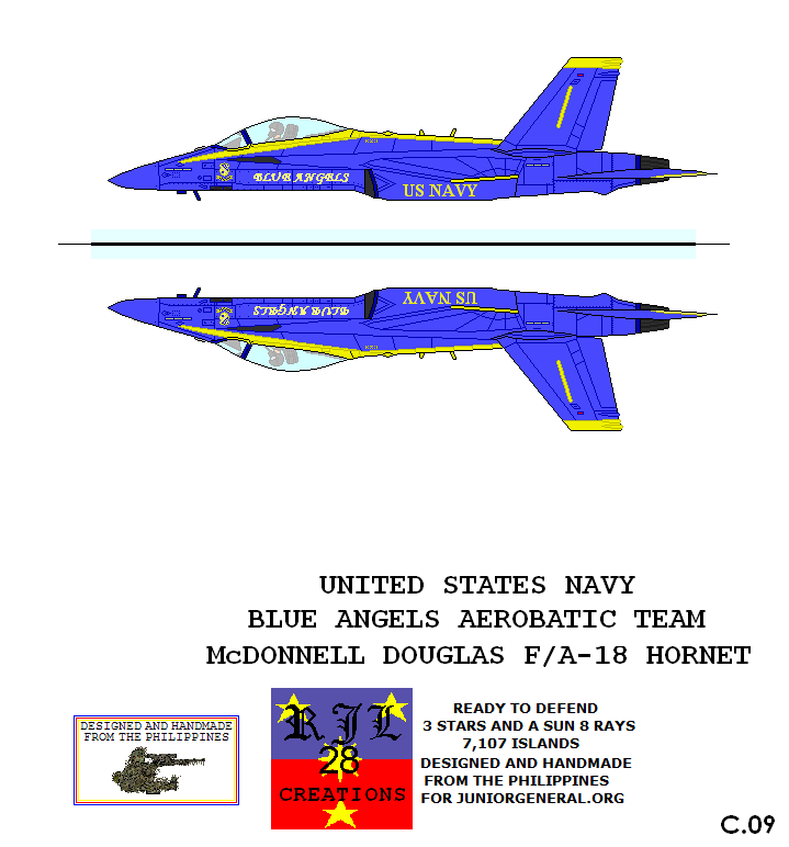 Navy Blue Angels F/A-18 Hornet