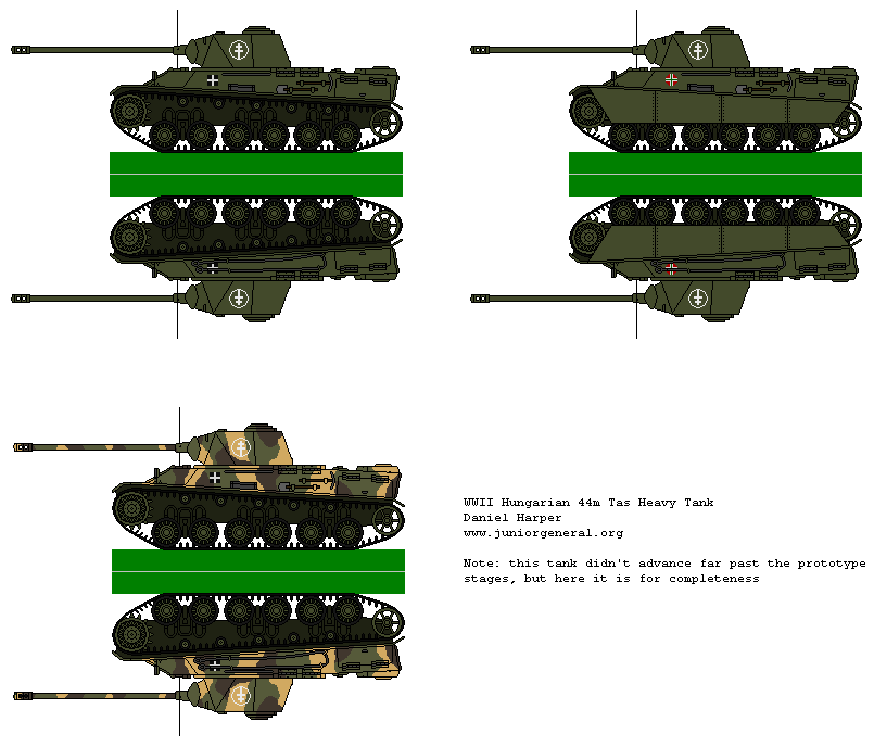 Hungarian 44m Tas Heavy Tank