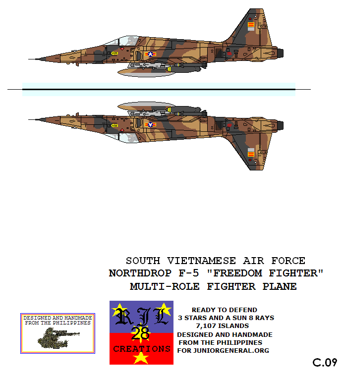 South Vietnamese Northrup F-5 Fighter Plane