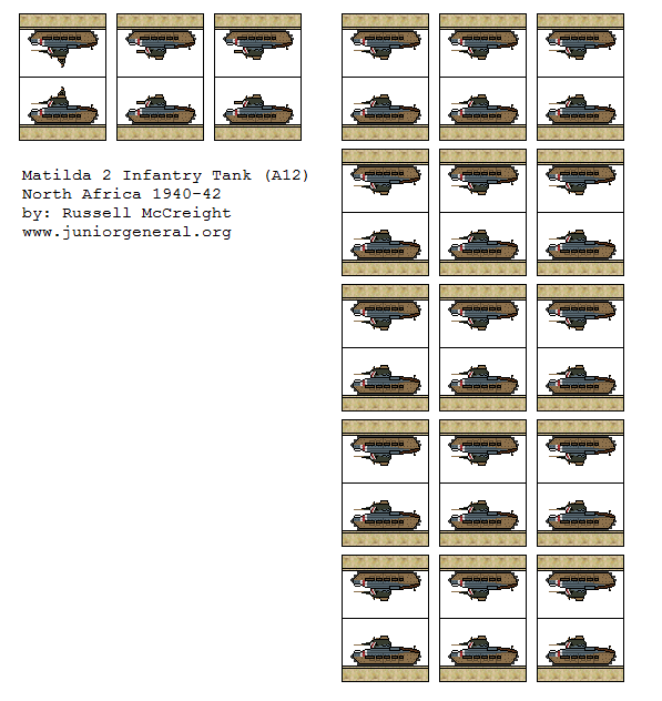 British Matilda II Tanks