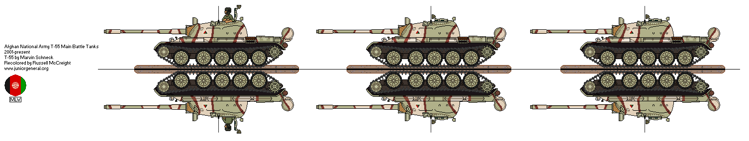 Afghan T-55 Tank