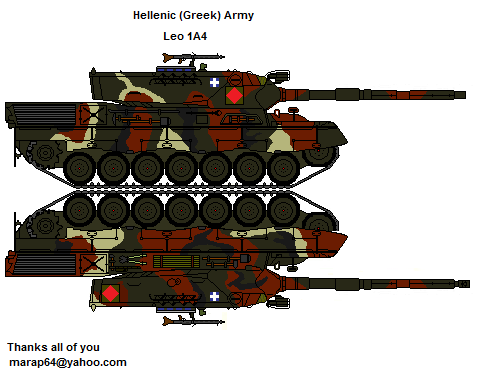Greek Leo 1A4 Tank