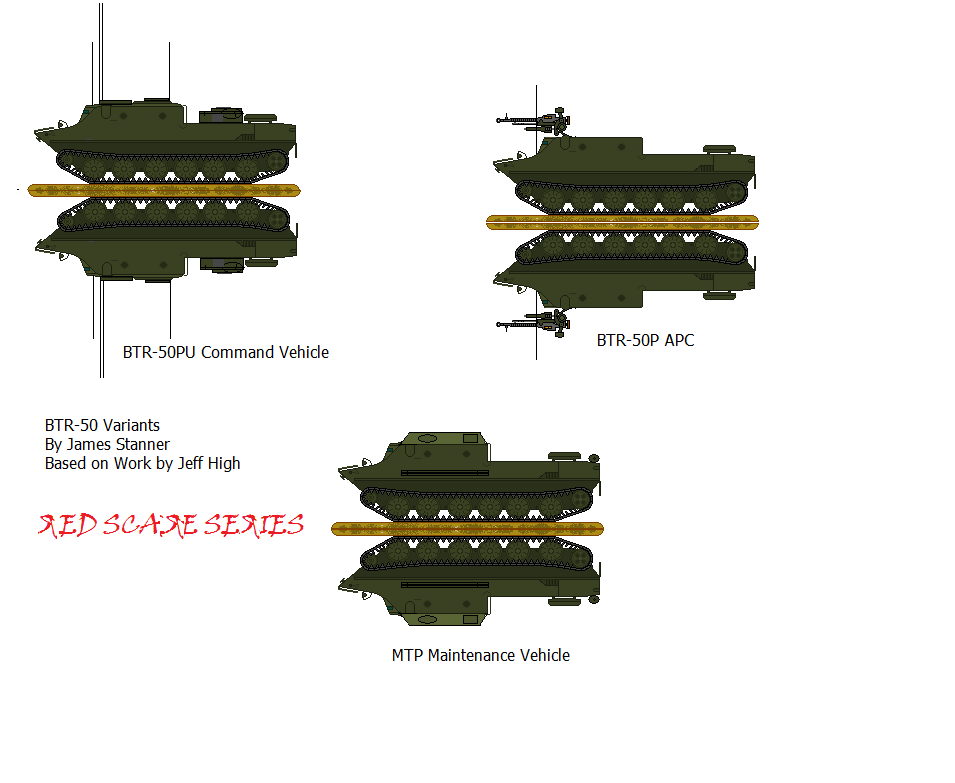 Soviet BTR-50 AFVs