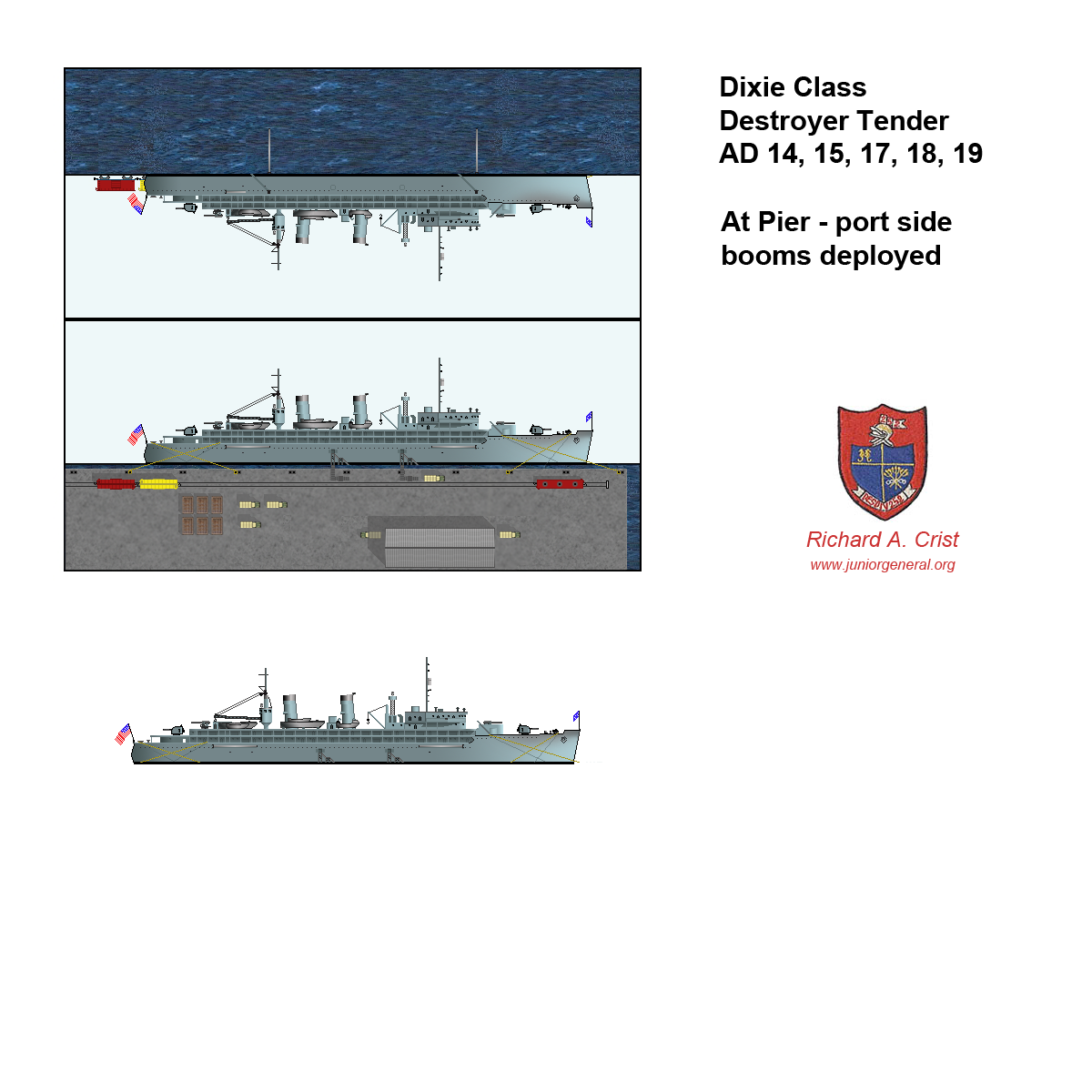 US Dixie Class Destroyer Tender
