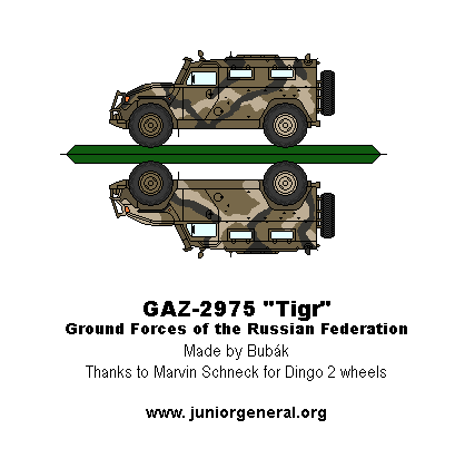 Russian GAZ-2975 Tigr