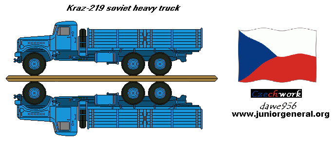 Soviet Kraz-219 Truck