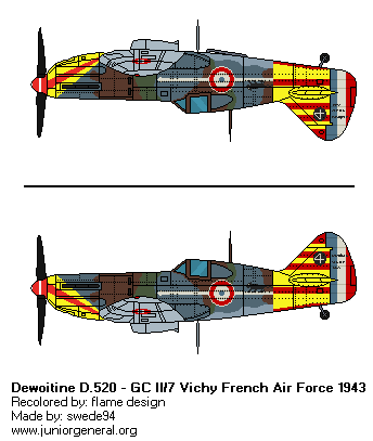 Vichy Dewoitine D.520