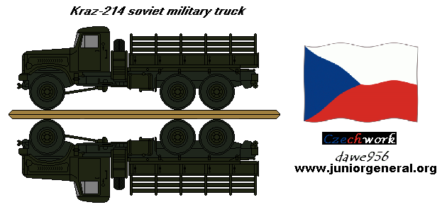 Soviet Kraz-214 Truck