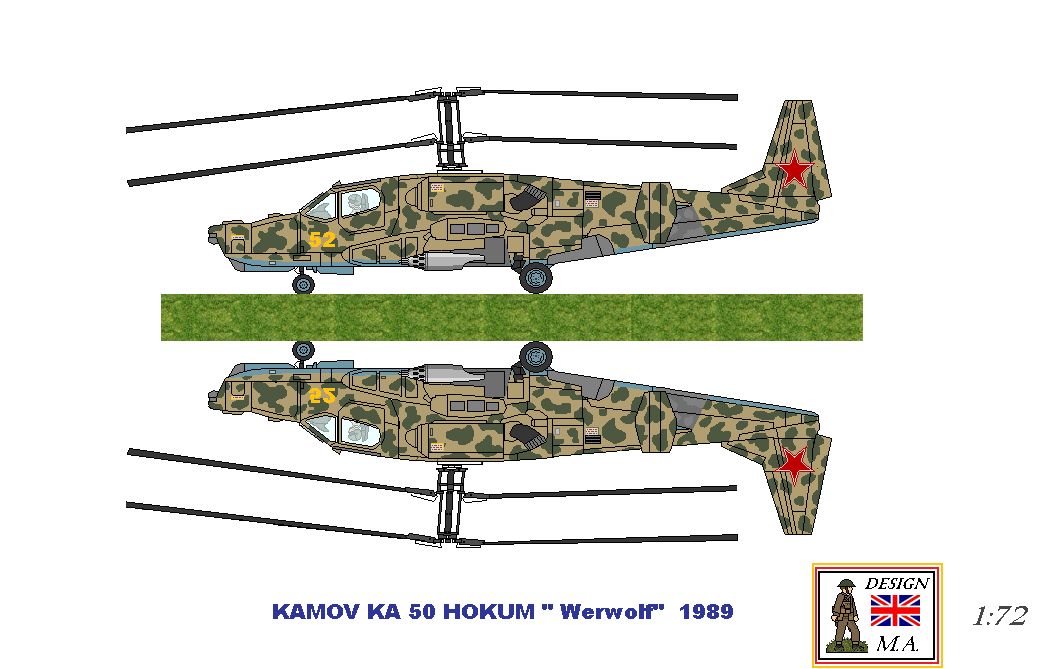 Soviet Kamov Hokum Helicopter