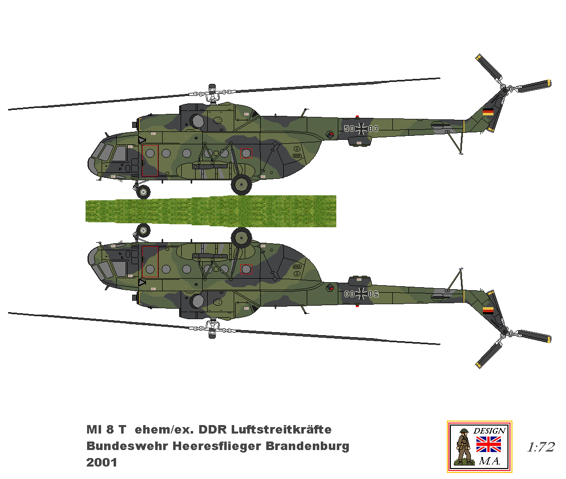 German Mi 8T Helicopter