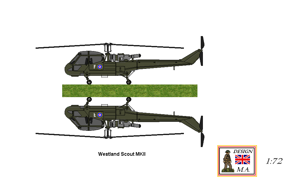 Westland Scout MkII Helicopter