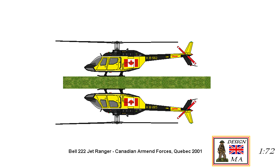 Bell 222 Jet Ranger Helicopter