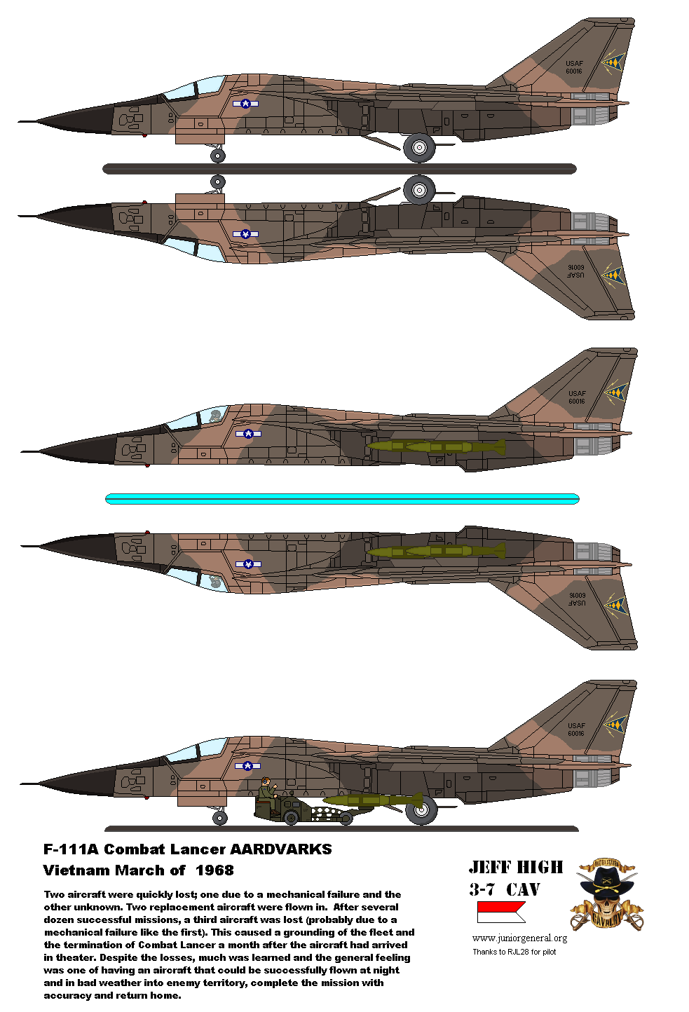 US F-111A Combat Lancer