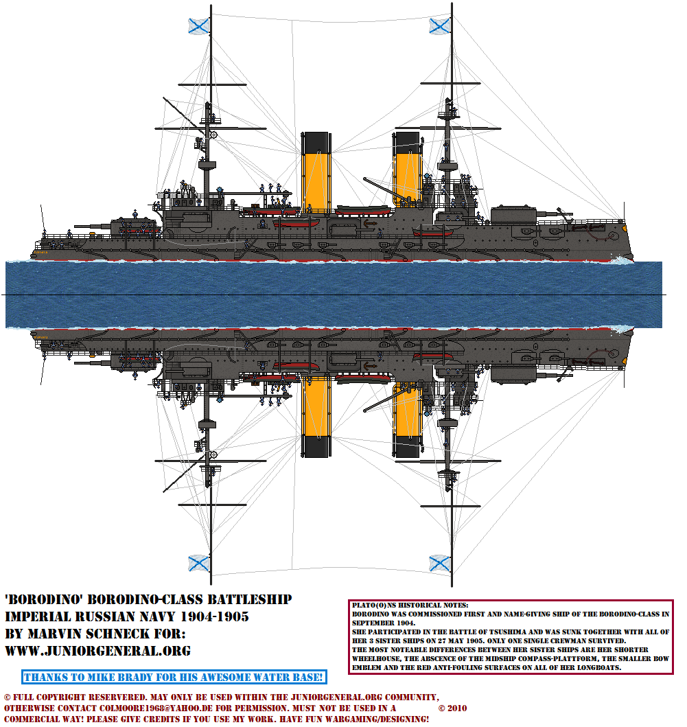 Russian Borodino Class Battleship