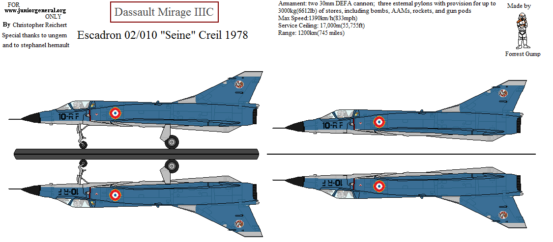 French Dassault Mirage IIIC