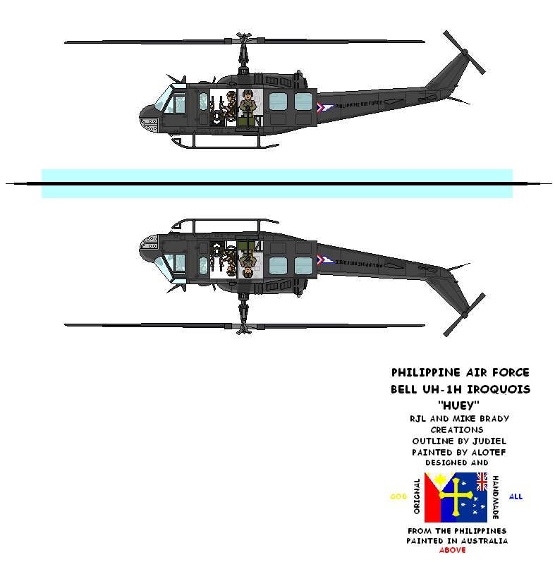 Phillipine Bell UH-1H Iroquois Helicopter