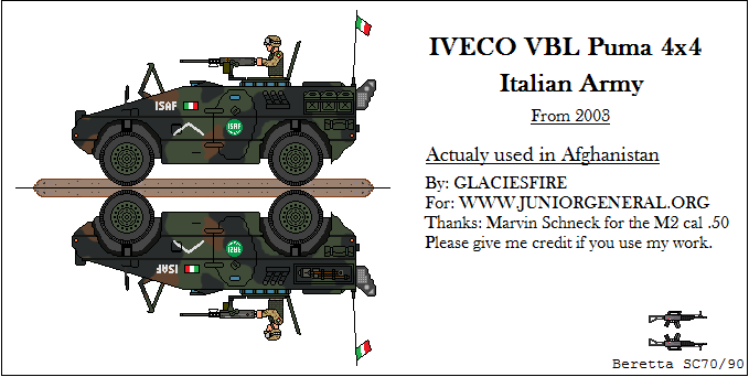 Italian IVECO VBL Puma 4x4