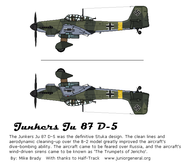 Junkers Ju-87D5 Dive Bomber