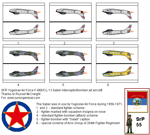 Yugoslavian F-86E Sabre