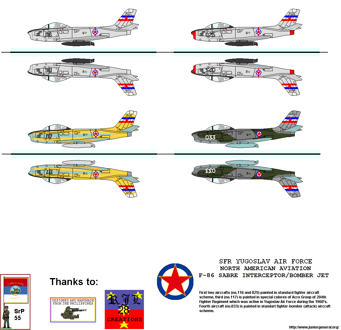Yugoslavian F-86 Sabre
