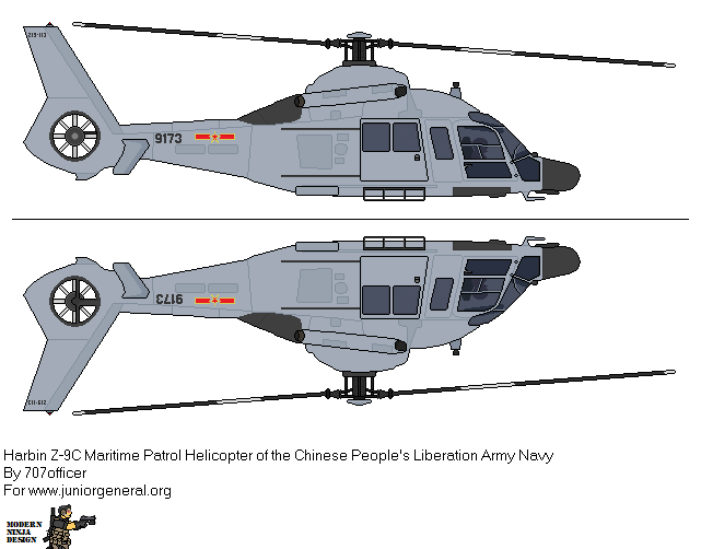 Chinese Z-9C Helicopter
