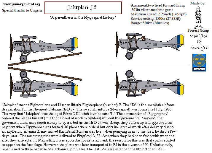 Swedish Jaktplan J2