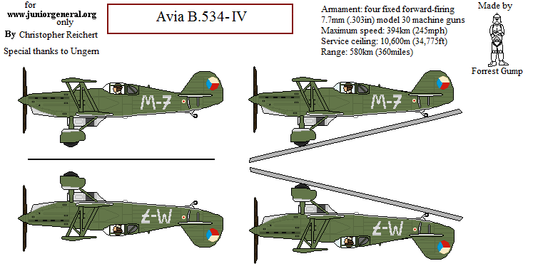 Czech Avia B. 534-IV