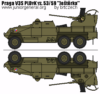 Czech Praga PLDvK vz. 53/59 Jesterka