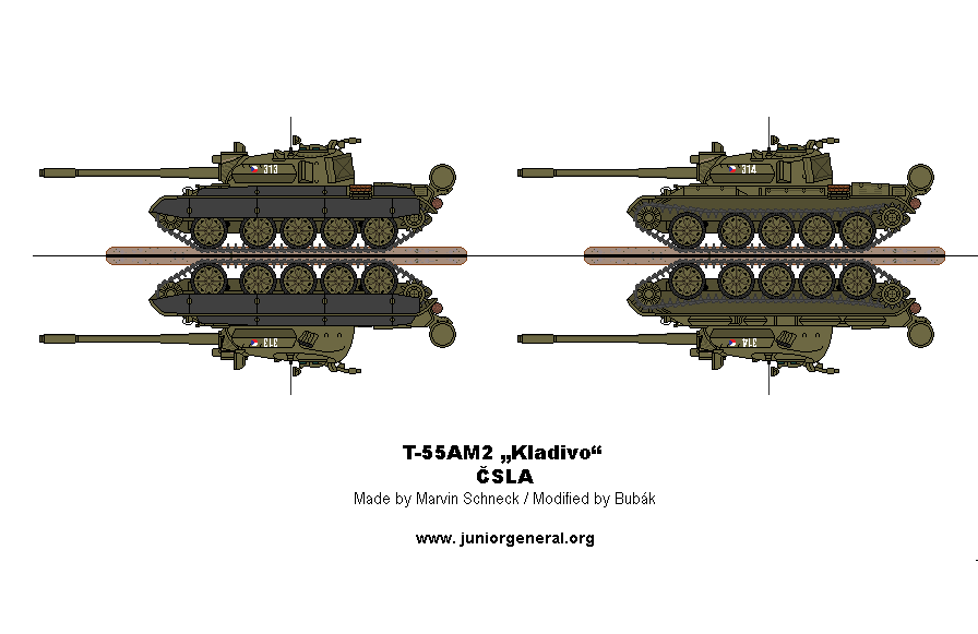 Czech T-55 Tank