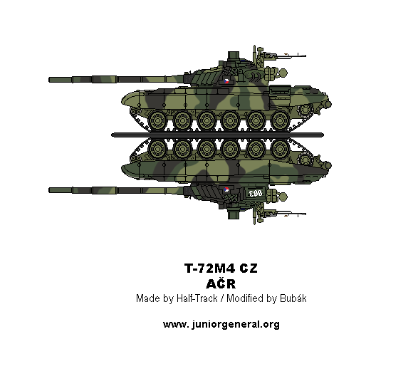 Czech T-72M4 Tank