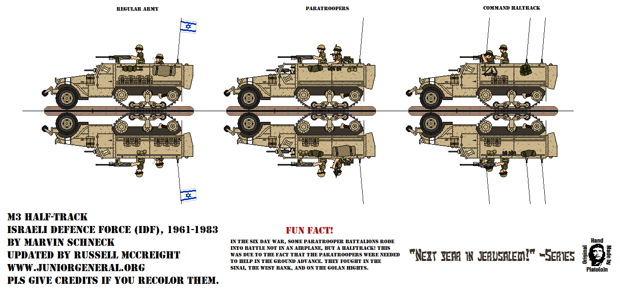 Israeli M-3 Halftracks