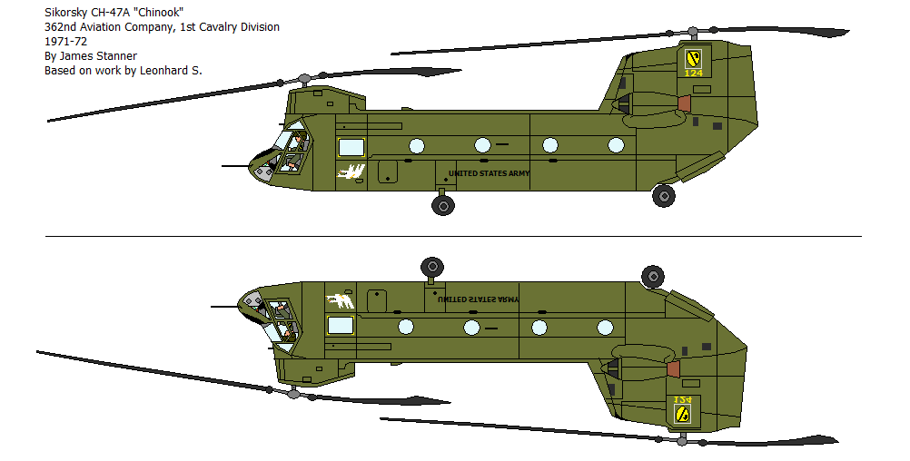 American Sikorsky CH-47A Chinook