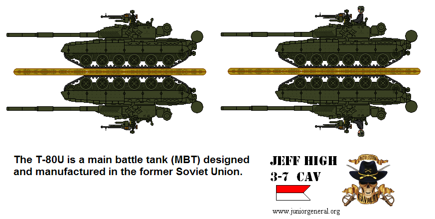 Russian T-80U Tank