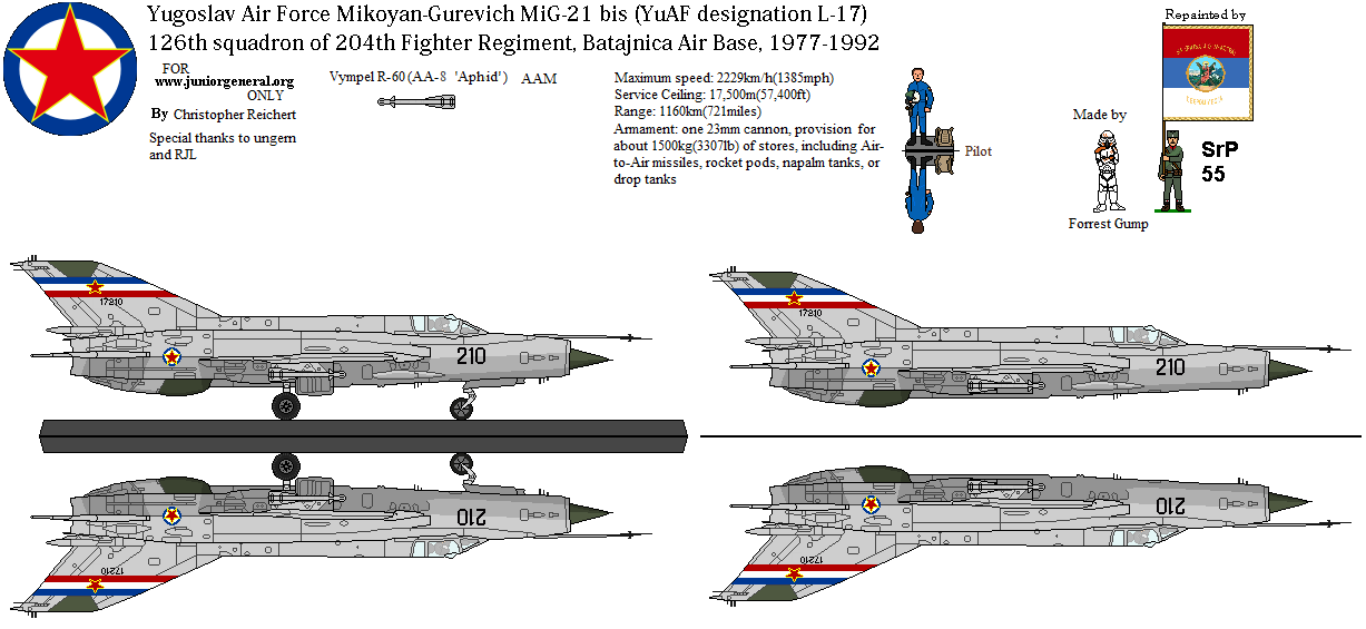 Yugoslavian MiG-21 bis