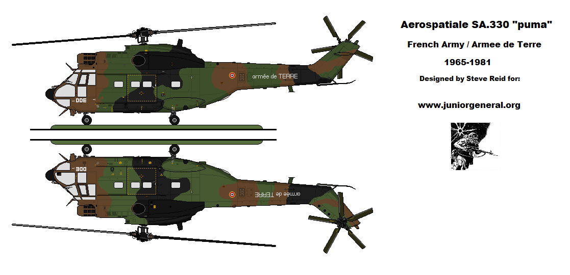 French Puma Helicopter