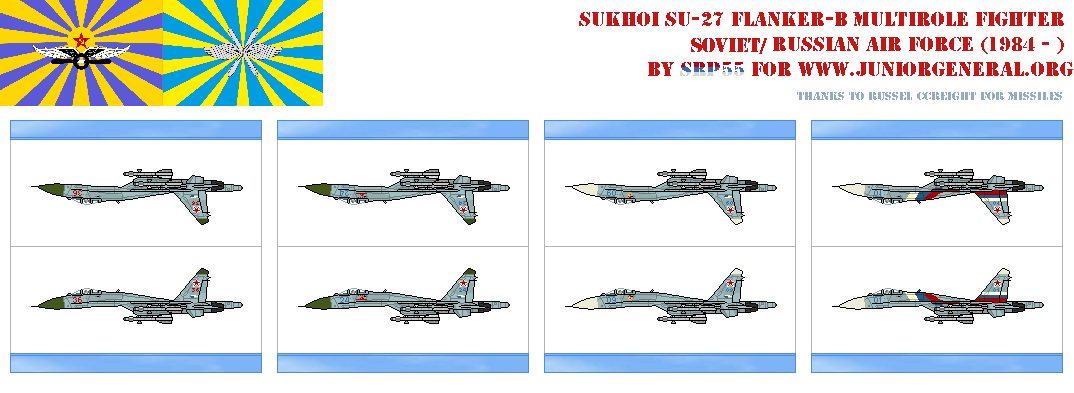 Russian Sukhoi Su-27 Flanker-B