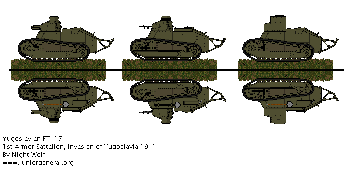 Yugoslavian FT-17 Tank