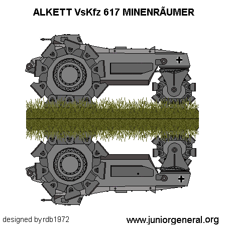 Alkett VsKfz 617 Mine Roller