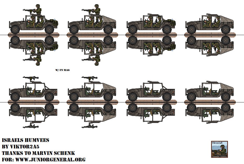 Israeli Humvees